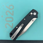 KUBEY Knife KU506A Vector Crossbar Lock Black  D2 Folding Knife