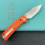 KUBEY Knife KU506B Vector Crossbar Lock Orange  D2 Folding Knife