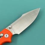 KUBEY Knife KU506B Vector Crossbar Lock Orange  D2 Folding Knife