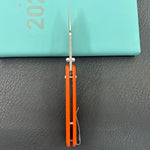KUBEY Knife KU506B Vector Crossbar Lock Orange  D2 Folding Knife