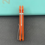 KUBEY Knife KU506B Vector Crossbar Lock Orange  D2 Folding Knife