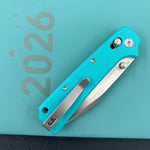 KUBEY Knife KU506C Vector Crossbar Lock Blue  D2 Folding Knife