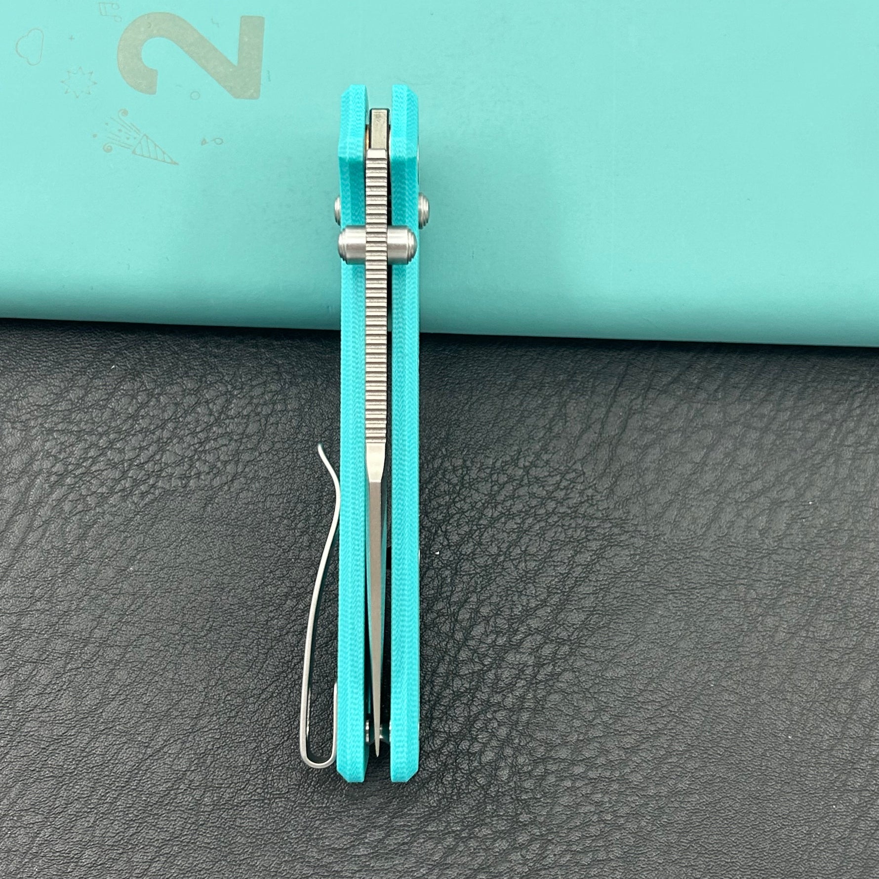 KUBEY Knife KU506C Vector Crossbar Lock Blue  D2 Folding Knife