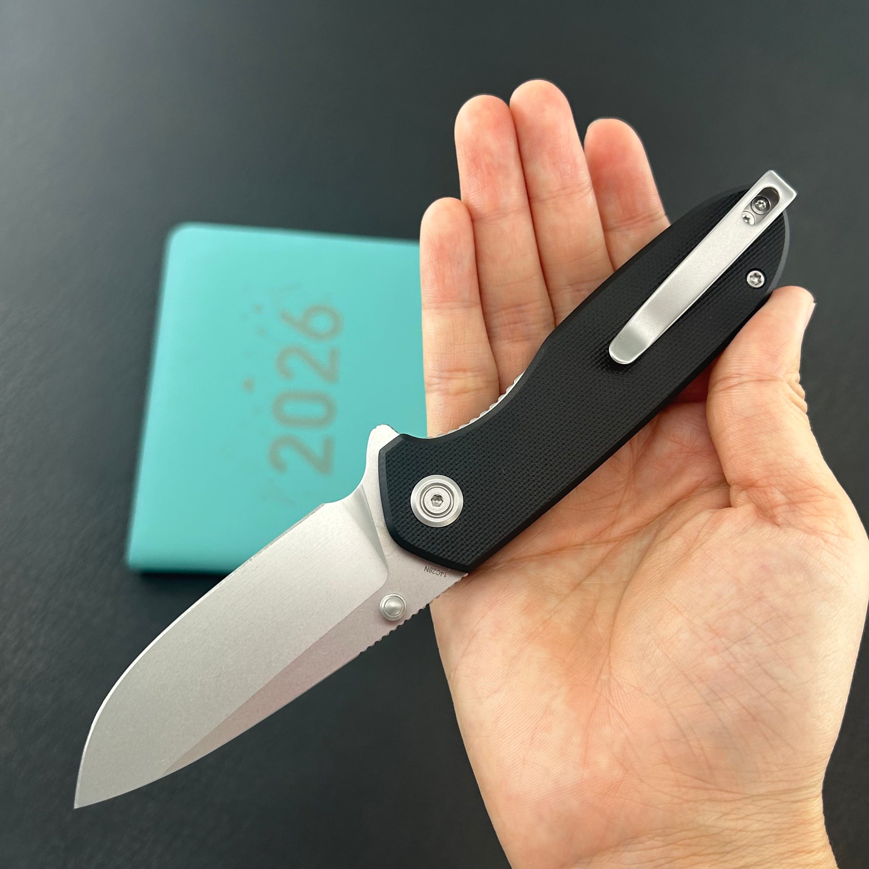 KUBEY Knife Belus Liner Lock Blade KU342H 14C28N Folding Knife