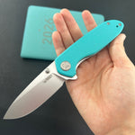 KUBEY Knife KU342J Belus Liner Lock Tiffany Blue  14C28N Folding Knife