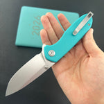 KUBEY Knife KU342J Belus Liner Lock Tiffany Blue  14C28N Folding Knife
