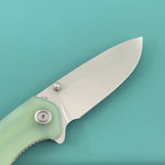 KUBEY Knife Belus Liner Lock Jade KU342I 14C28N Folding Knife