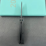 KUBEY Knife KU342L Belus Liner Lock Blackout  14C28N Folding Knife