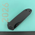 KUBEY Knife KU342L Belus Liner Lock Blackout  14C28N Folding Knife