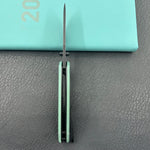 KUBEY Knife KU342K Belus Liner Lock Black Jade  14C28N Folding Knife