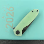 KUBEY Knife KU342K Belus Liner Lock Black Jade  14C28N Folding Knife