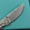 KB Knives KB417A  Eclipse Folding knife Integral Titanium Handle 3.31'' Sandblast Bohler M390 Blade