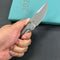 KB Knives KB417A  Eclipse Folding knife Integral Titanium Handle 3.31'' Sandblast Bohler M390 Blade