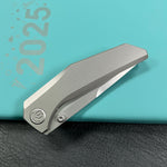 KB Knives KB417A  Eclipse Folding knife Integral Titanium Handle 3.31'' Sandblast Bohler M390 Blade