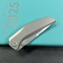 KB Knives KB417A  Eclipse Folding knife Integral Titanium Handle 3.31'' Sandblast Bohler M390 Blade