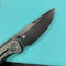 KB Knives KB417C Eclipse Folding knife Black DLC Integral Titanium Handle 3.31'' Black DLC M390 Blade