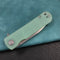 KUBEY KU371C NEO Outdoor Folding Pocket Knife Jade G10 Handle 3.43" Beadblast AUS-10
