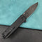 KUBEY KU371B  NEO Outdoor Folding Pocket Knife Black G10 Handle 3.43" Blackwash AUS-10