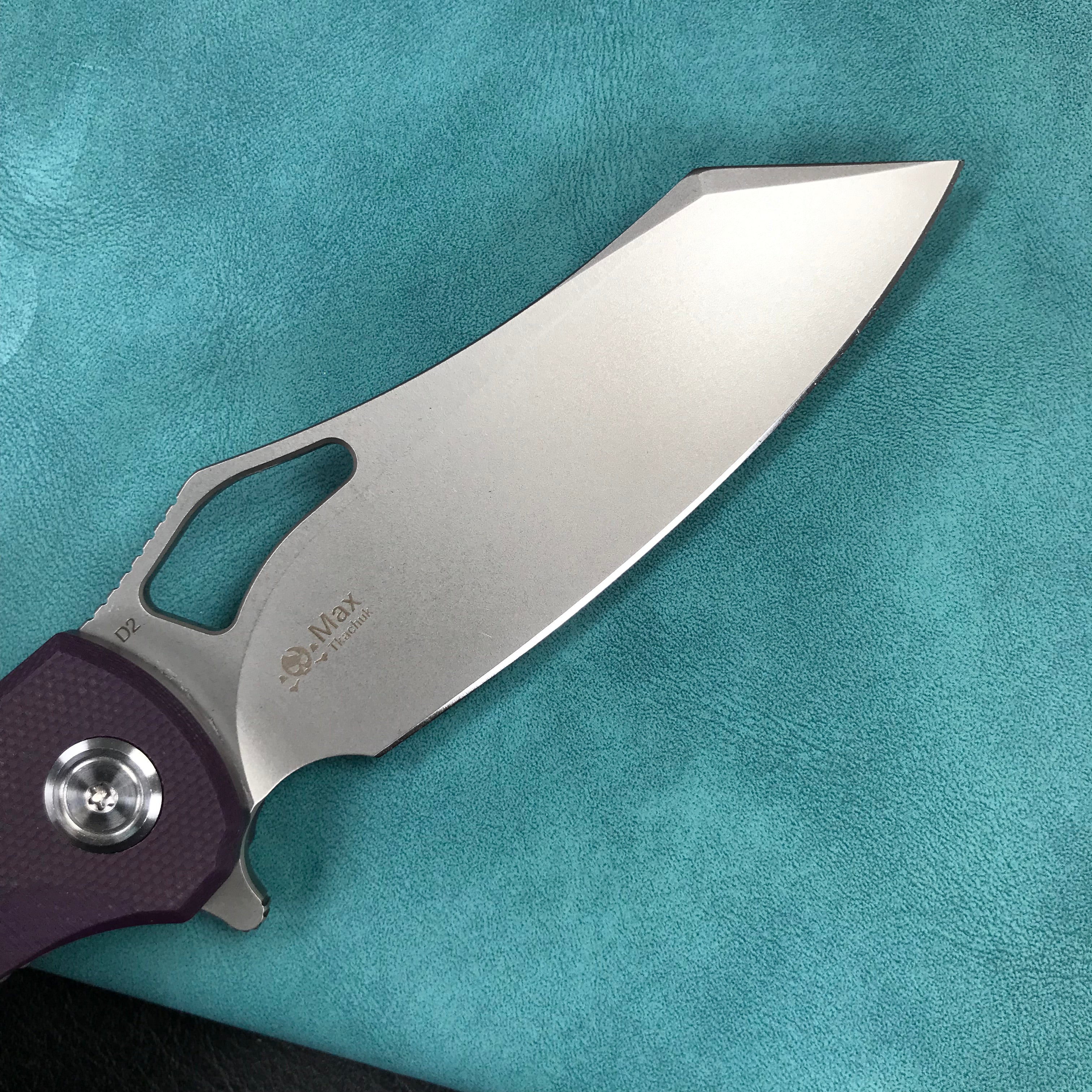 KUBEY KU310  Drake Nest Lliner Lock purple G10 Handle D2 Blade Folding Knife EDC Outdoor