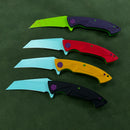 (Exclusives）KUBEY KU212 Anteater Liner Lock Folding Knife G10 Handle 3.5" Painted 14C28N