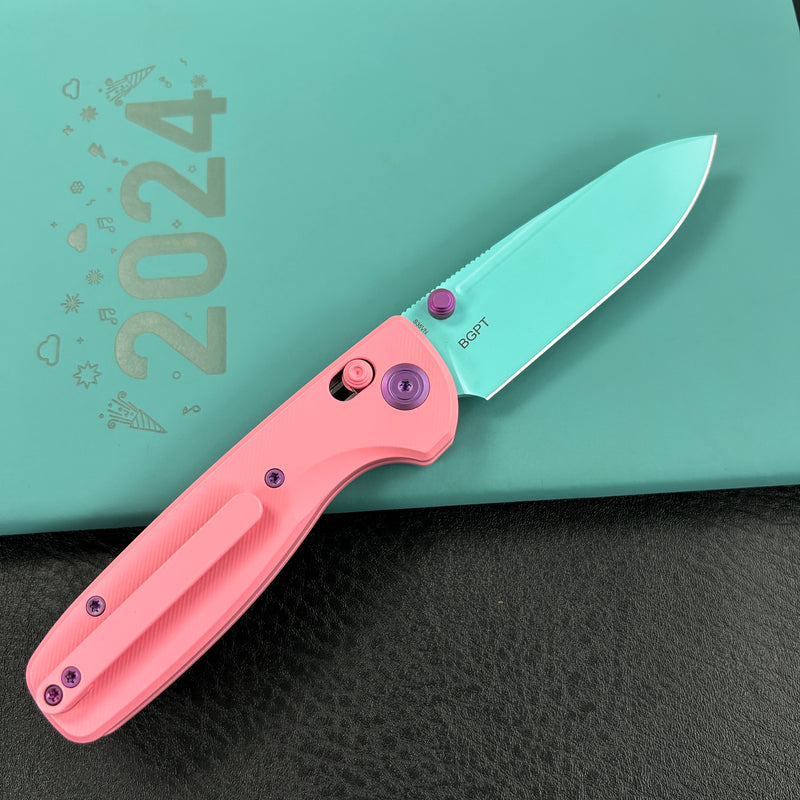 KB Knives KB383D Bluff Axis lock Folding Knife Cerakote Titanium Handle 3.19" Cerakote CPM S35VN