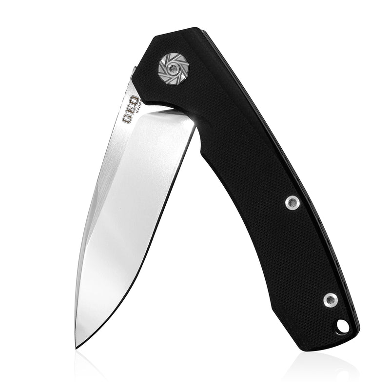 （sales promotion）GEO GEO901 EDC & Outdoor Survival Folding Knife [3.3"Drop Point D2, G10]