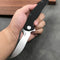 KUBEY KU149A Liner Lock Folding Pocket Knife Black G10 Handle 3.66" Bead Blasted D2