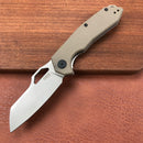 （sales promotion）GEO KNIFE GEO2101C Folding Knife,3.15" D2 Steel Blade & G10 Handle - Liner Lock