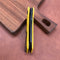 KUBEY KU335C EDC Folding Knife Yellow G10 Handle 2.95" Black Stone Wash D2