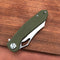KUBEY KU310C  Drake  Green  G10 Handle D2 Blade Folding Knife EDC Outdoor 3.46" Blasted Stonewashed D2