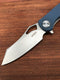 KUBEY KU310E Drake Blue G10 Handle D2 Blade Folding Knife EDC Outdoor 3.46" Blasted Stonewashed D2