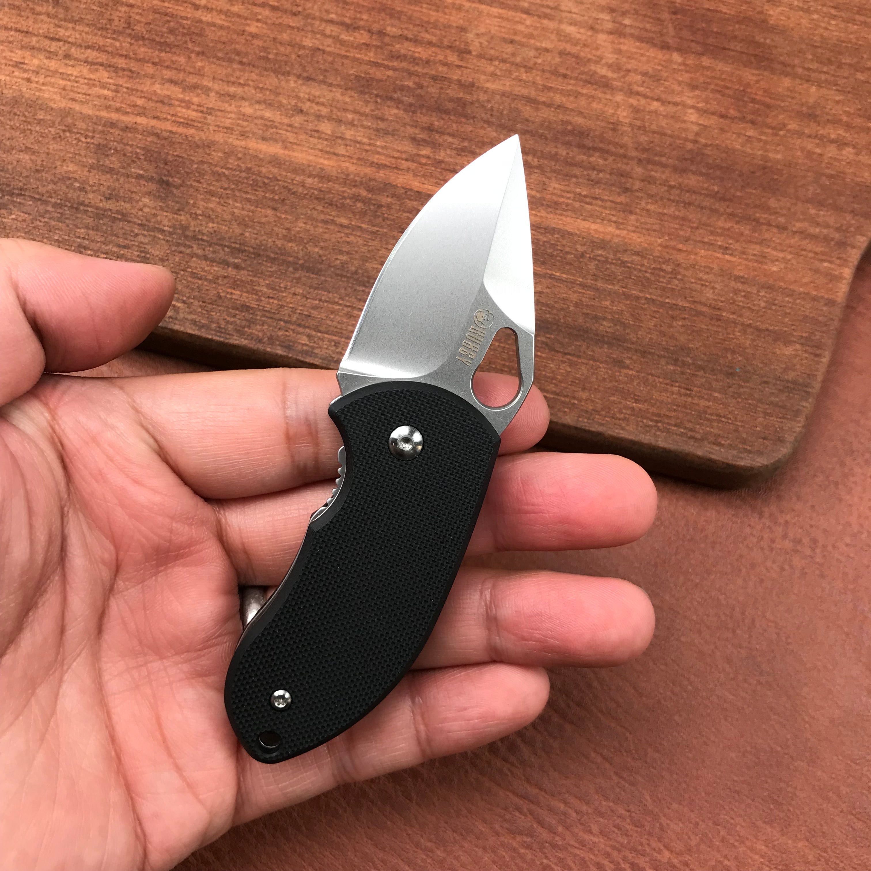 KUBEY KU66 D2 EDC G10 Handle MiNi Folding Knife