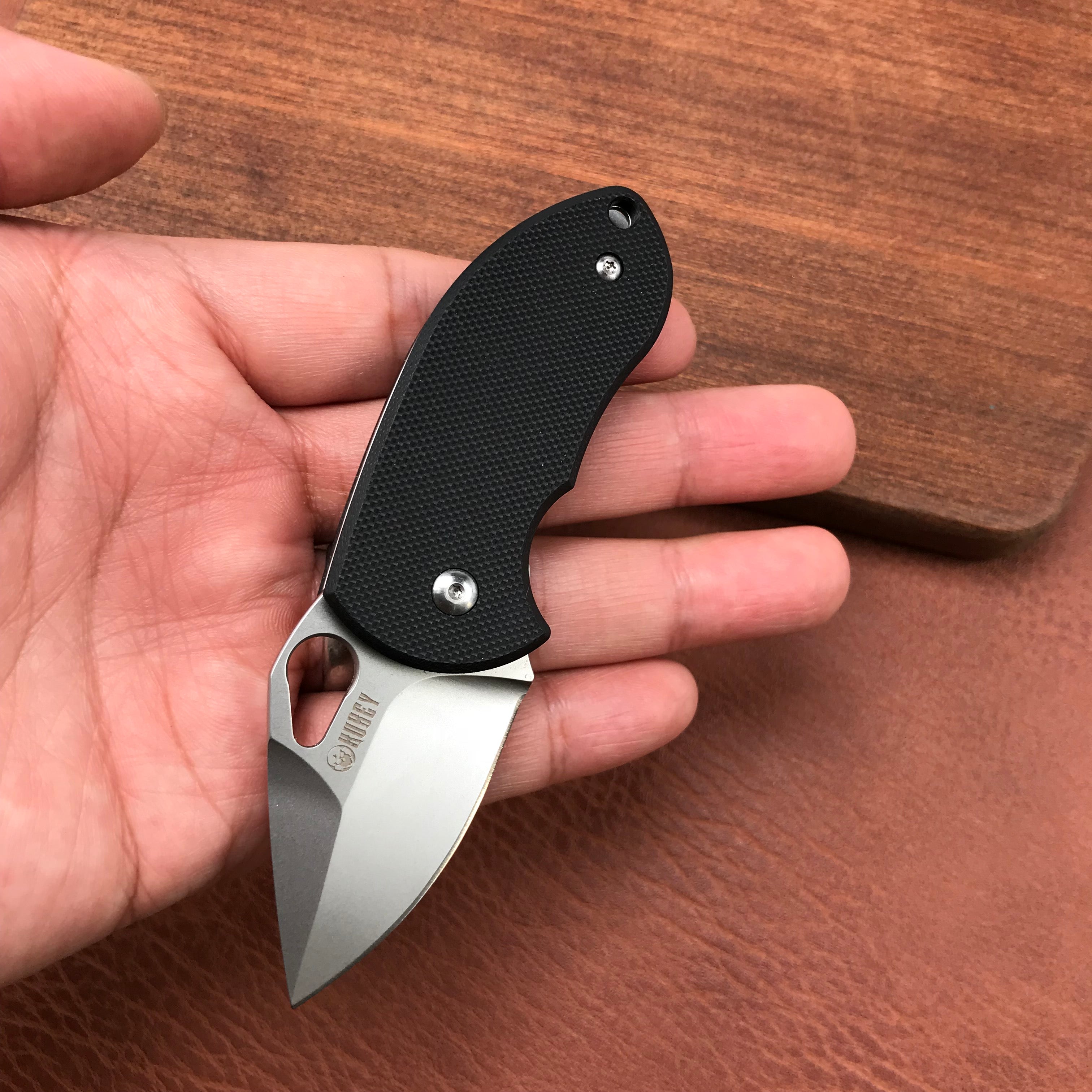 KUBEY KU66 D2 EDC G10 Handle MiNi Folding Knife