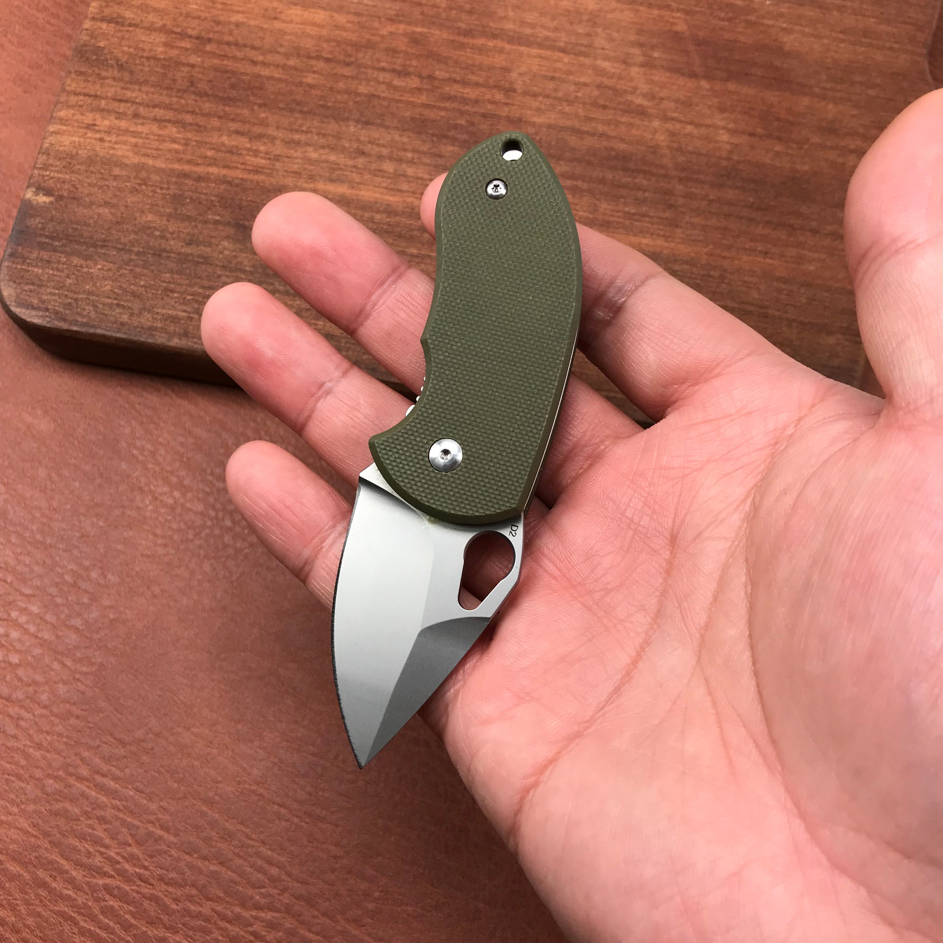 KUBEY KU66 D2 EDC G10 Handle MiNi Folding Knife