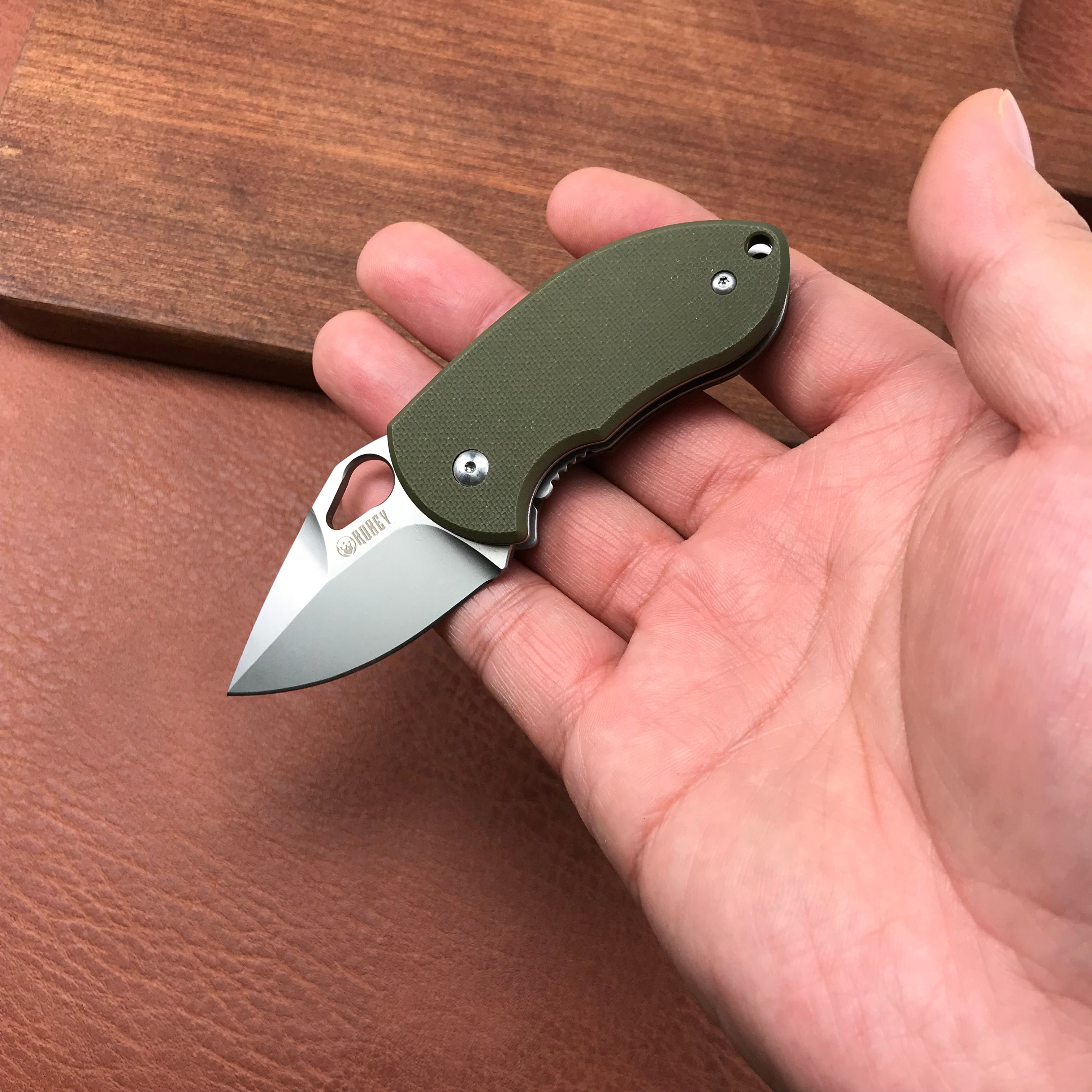 KUBEY KU66 D2 EDC G10 Handle MiNi Folding Knife