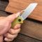 GEO KNIFE GEO2101B Folding Knife,3.15" D2 Steel Blade & G10 Handle - Liner Lock