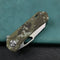KUBEY KU332J Duroc Liner Lock Flipper Folding Knife  Camo G10 Handle 2.91" Blasted Stonewashed AUS-10