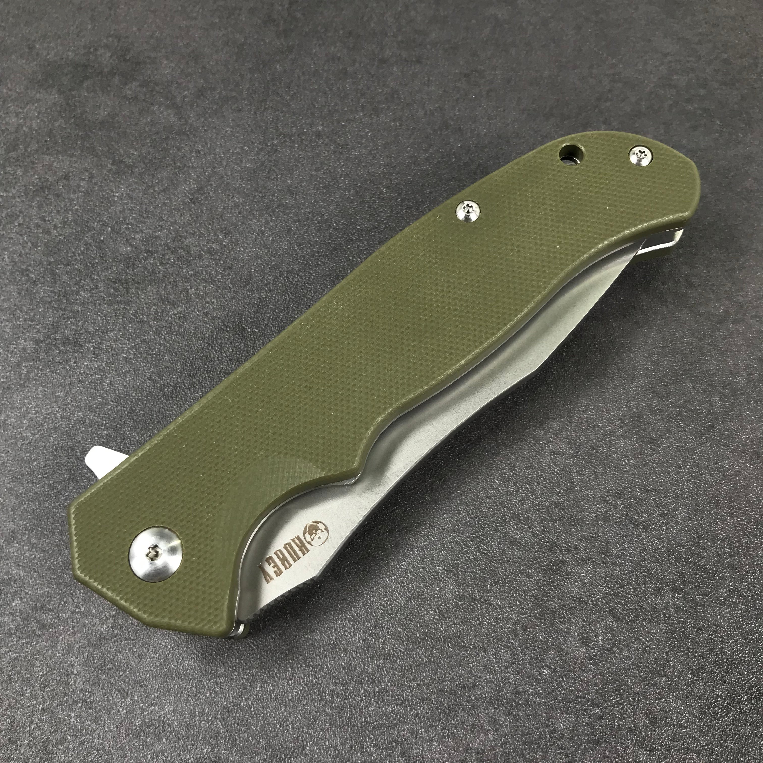 discontinued！SPECIALS!  KUBEY KU162  Folding Knife [3.5" Sandblast D2, G10]