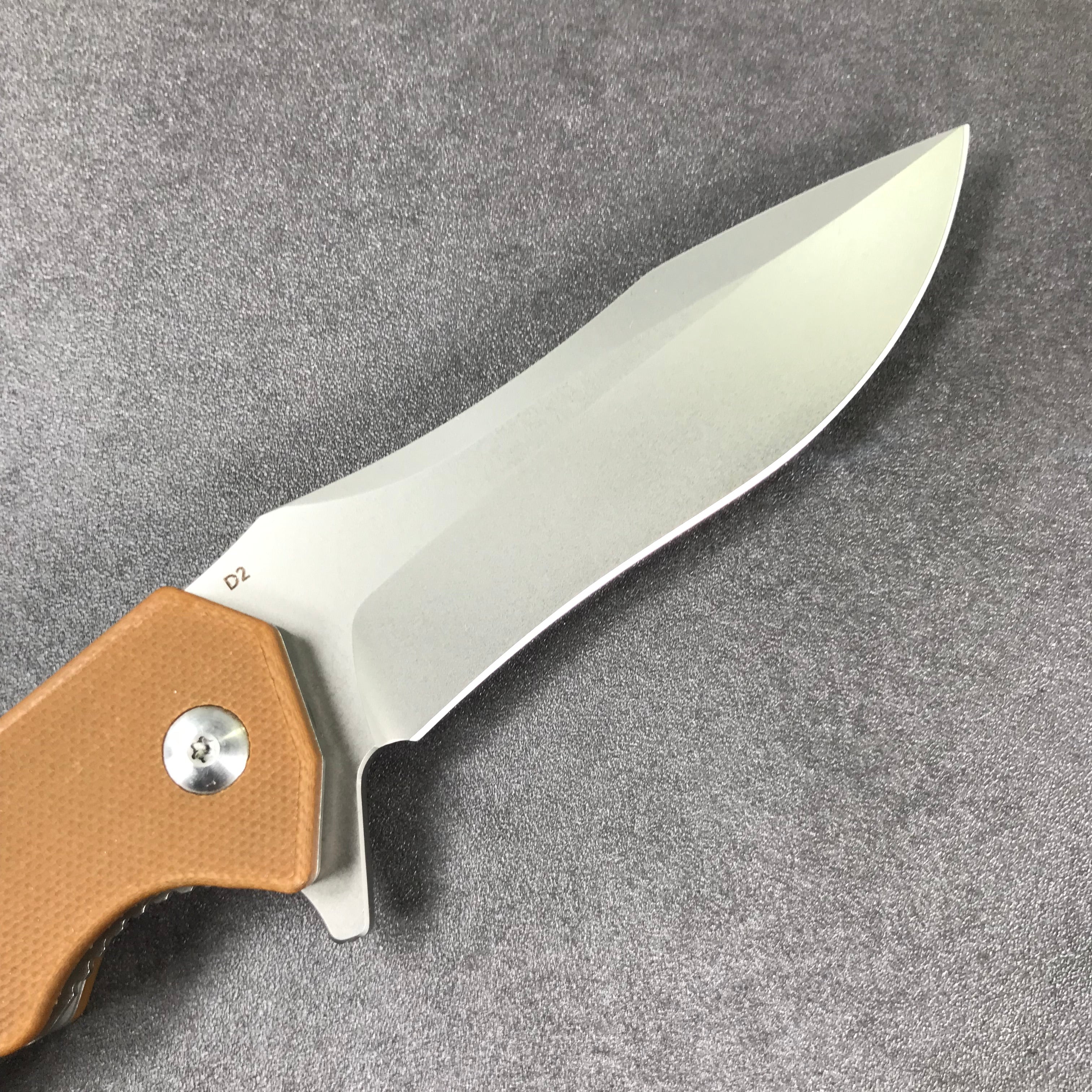 discontinued！SPECIALS! KUBEY  KU162   Folding Knife [3.5" Sandblast D2, G10]