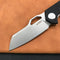 KUBEY KU292A EDC Folding Knife Black G10 Handle 3.15" Blasted Stonewashed D2