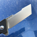 KUBEY Avenger KU104A EDC Folding Knife [3.35"Sandblast Tanto Point AUS10, G10]