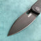 KUBEY KU2104 Hyde Liner Lock Folding Knife black G10 Handle 2.95" Dark Stonewashed 14C28N