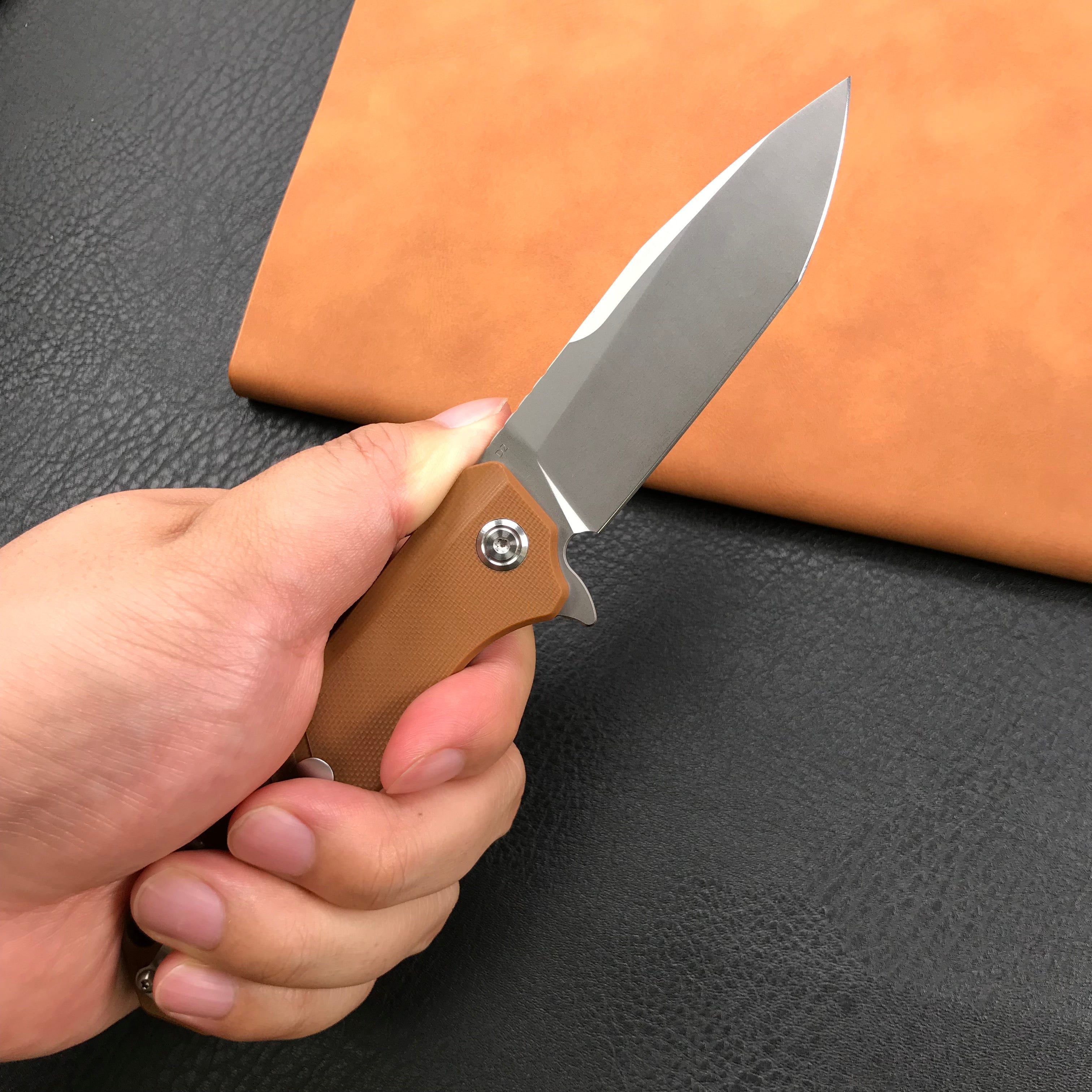 discontinued！SPECIALS! KUBEY KB144C LINER LOCK FOLDER KNIFE BLUE G10 HANDLE 3.5" Sand Blast D2