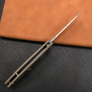 discontinued！SPECIALS!  KUBEY KU176-2 Pretender EDC Liner Lock Folding Knife Tan G10 Handle