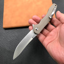 discontinued！SPECIALS!  KUBEY KU176-2 Pretender EDC Liner Lock Folding Knife Tan G10 Handle