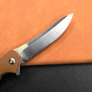 KUBEY KU176 EDC Folding Knife [3.5"Satin Drop Point D2, G10]