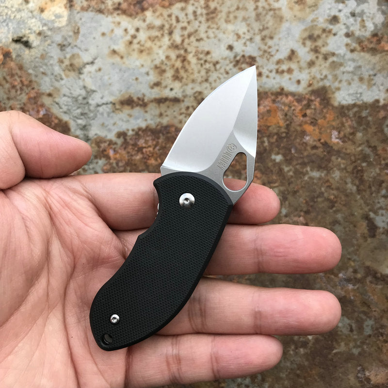 KUBEY KU66 D2 EDC G10 Handle MiNi Folding Knife