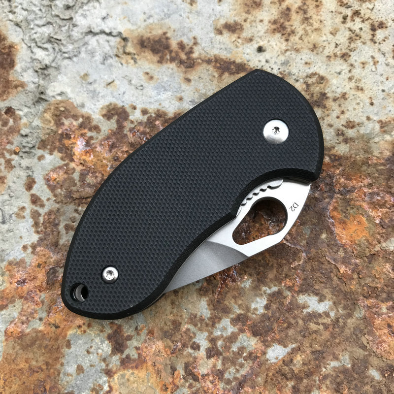 KUBEY KU66 D2 EDC G10 Handle MiNi Folding Knife