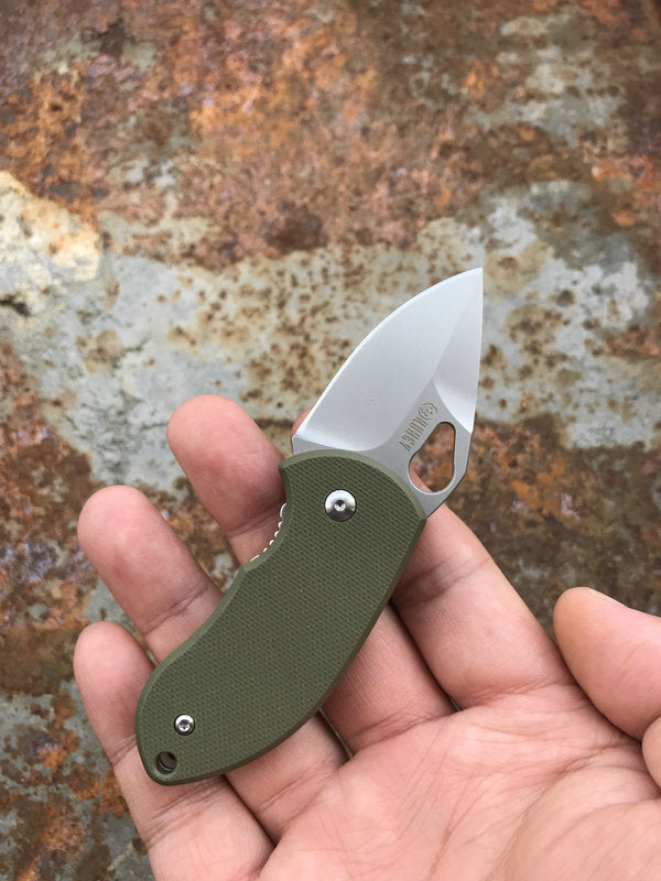 KUBEY KU66 D2 EDC G10 Handle MiNi Folding Knife