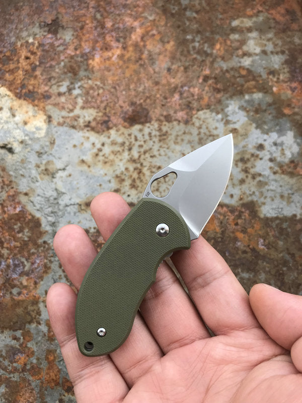 KUBEY KU66 D2 EDC G10 Handle MiNi Folding Knife